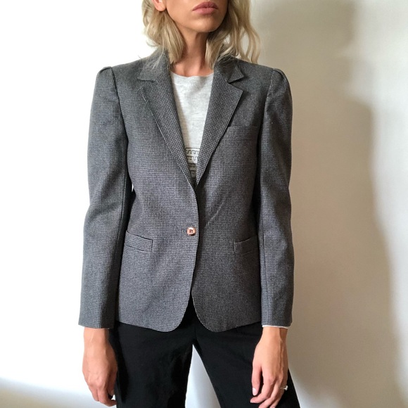 Vintage Jackets & Blazers - {Vintage} wool blazer
